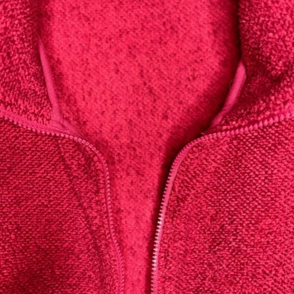 Bench Okehampton Textured Fleece Jacket - Raspberry - S - Picture 5 of 11